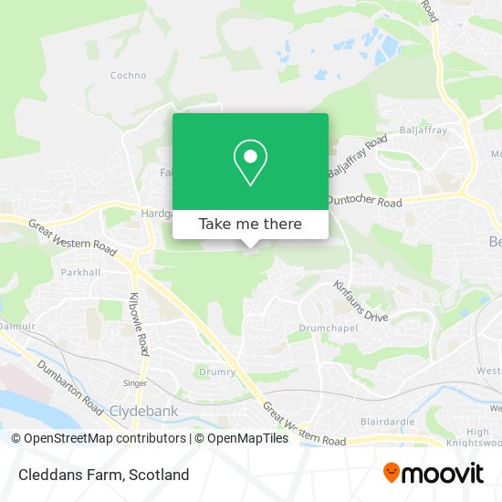 Cleddans Farm map