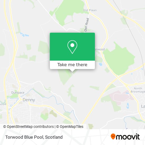 Torwood Blue Pool map
