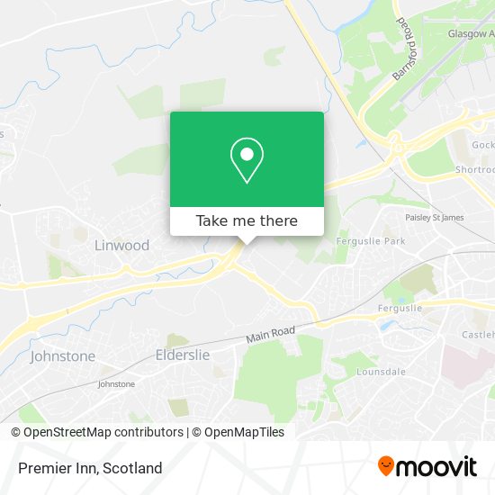 Premier Inn map