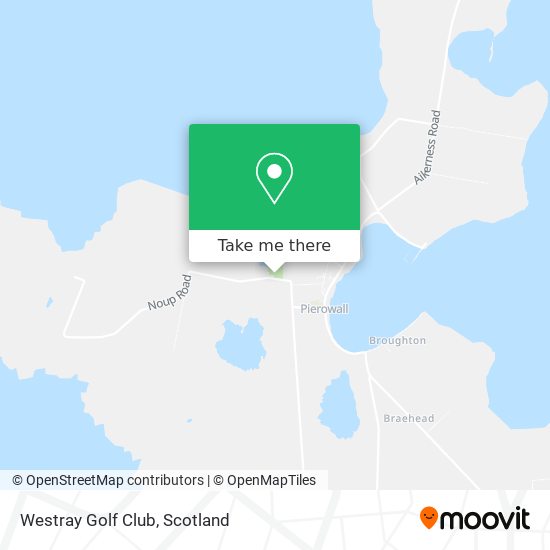 Westray Golf Club map