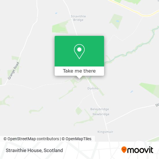 Stravithie House map