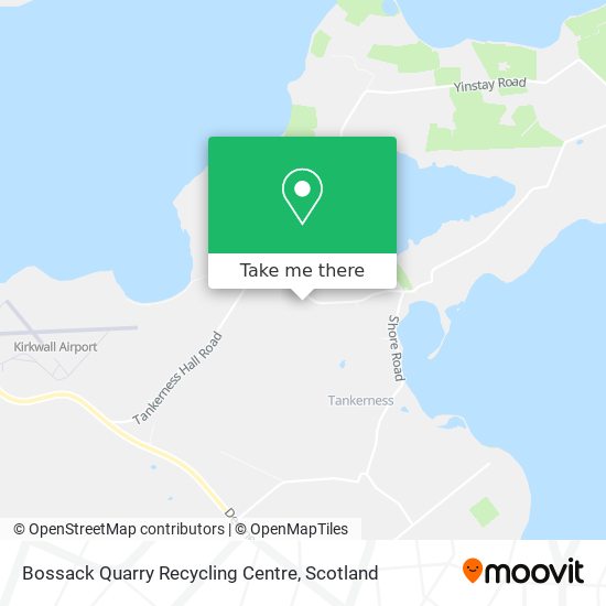 Bossack Quarry Recycling Centre map