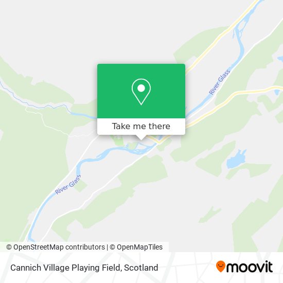 Cannich Village Playing Field map