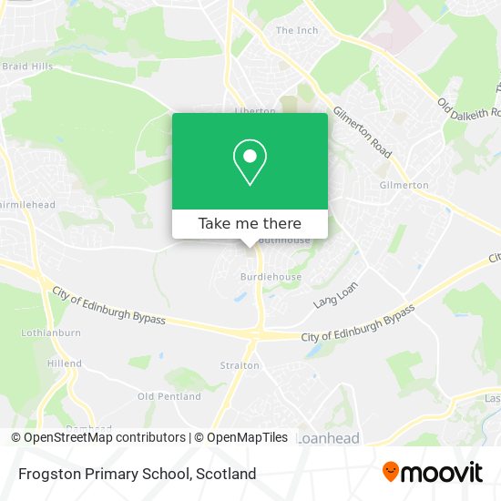 Frogston Primary School map