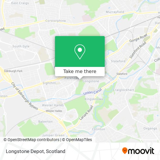 Longstone Depot map