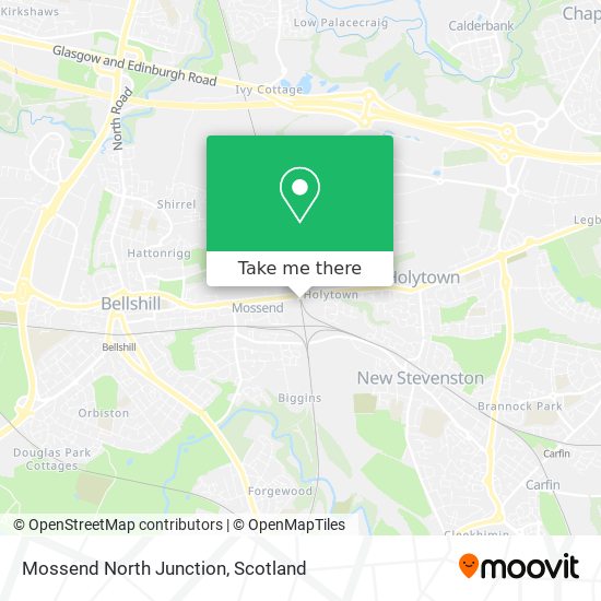 Mossend North Junction map