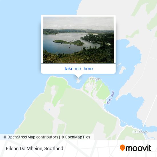 Eilean Dà Mhèinn map