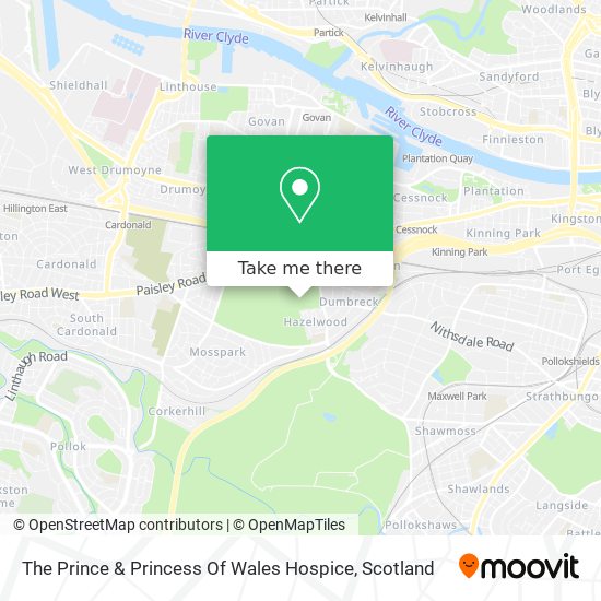 The Prince & Princess Of Wales Hospice map