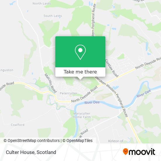 Culter House map