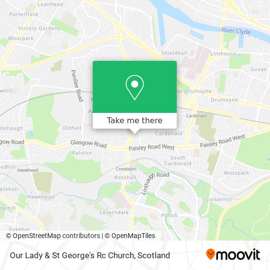 Our Lady & St George's Rc Church map