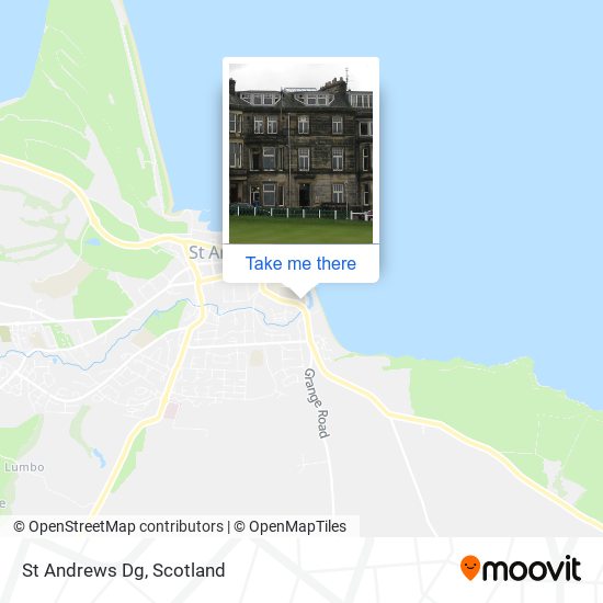 St Andrews Dg map