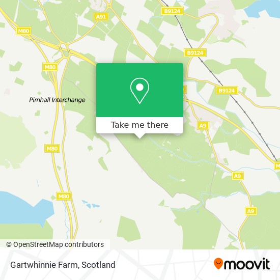 Gartwhinnie Farm map