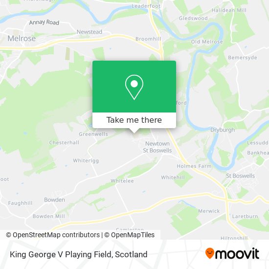 King George V Playing Field map