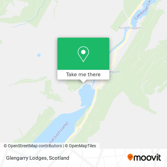 Glengarry Lodges map