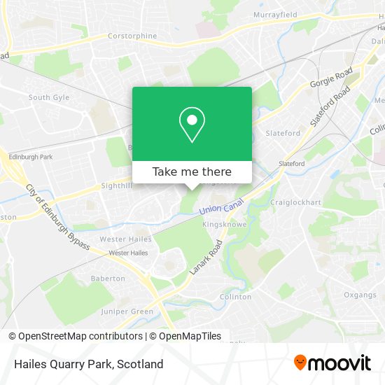 Hailes Quarry Park map