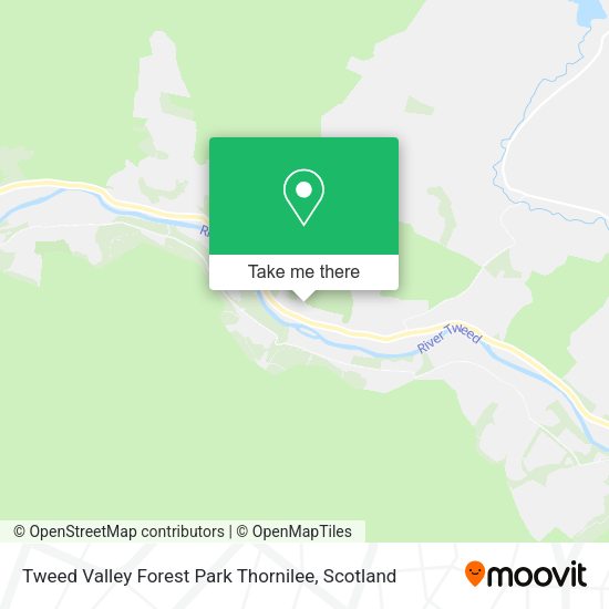 Tweed Valley Forest Park Thornilee map