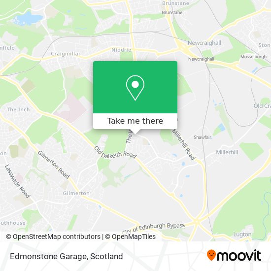 Edmonstone Garage map