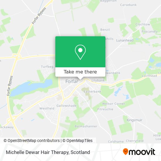 Michelle Dewar Hair Therapy map