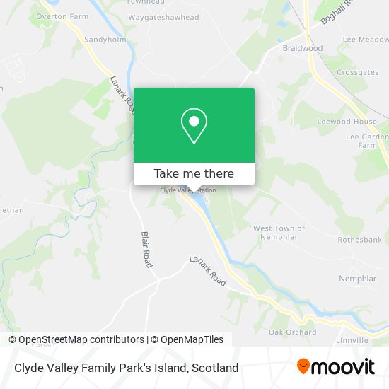 Clyde Valley Family Park's Island map