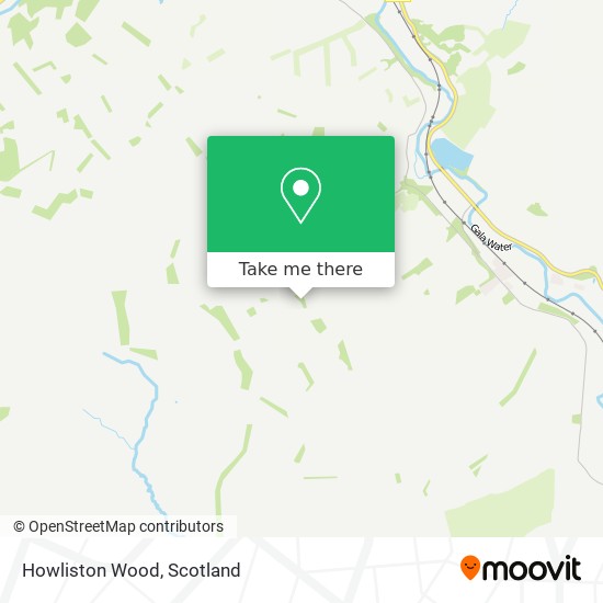 Howliston Wood map