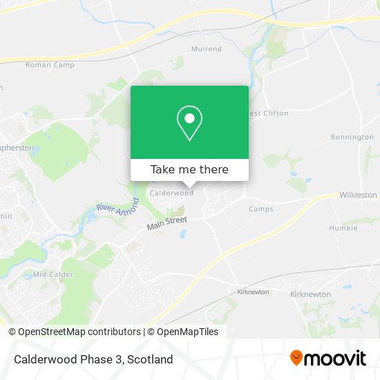 Calderwood Phase 3 map
