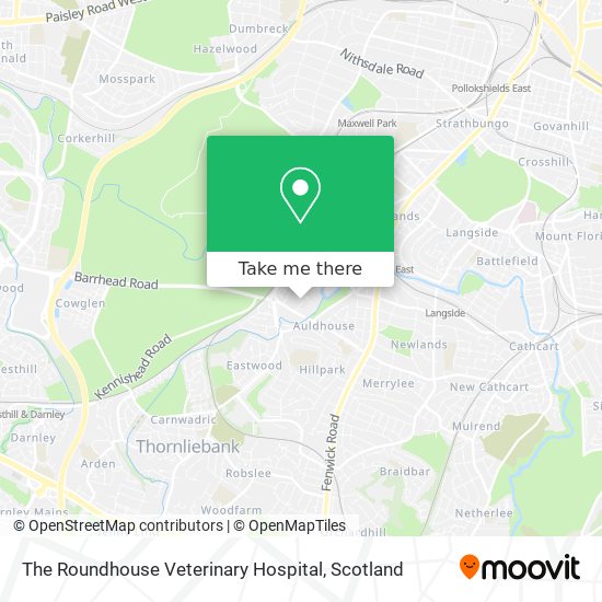 The Roundhouse Veterinary Hospital map