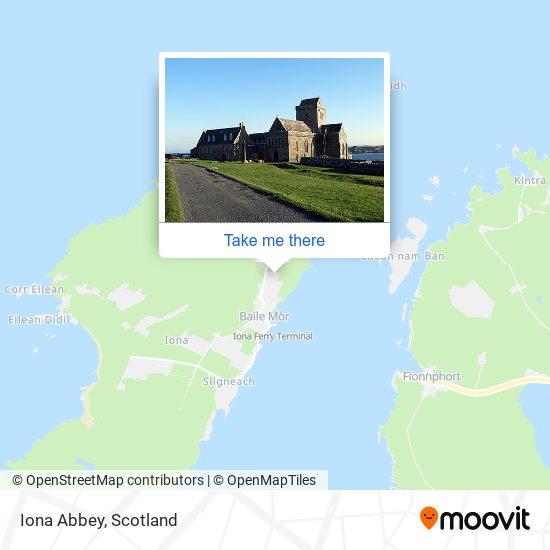 How to get to Iona Abbey in Argyll And Bute by