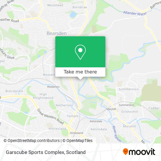 Garscube Sports Complex map