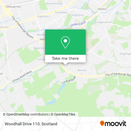 Woodhall Drive 110 map
