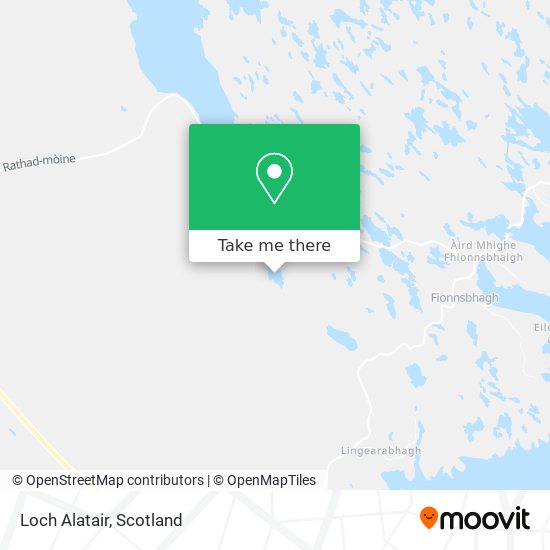 Loch Alatair map