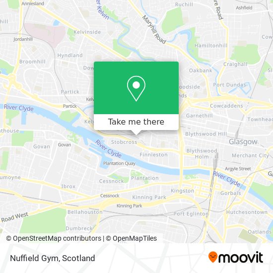 Nuffield Gym map