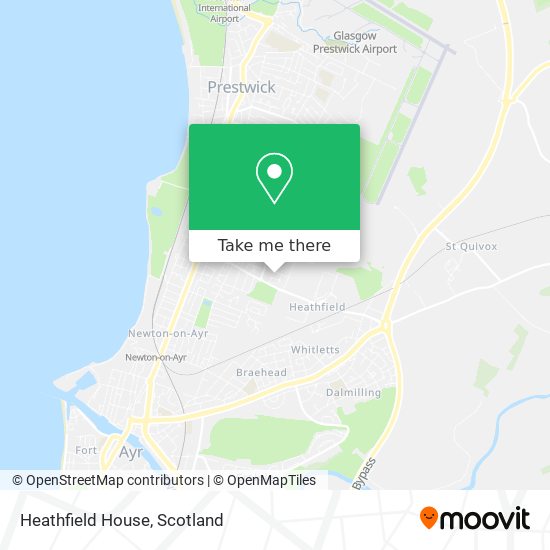 Heathfield House map