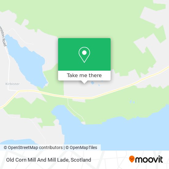 Old Corn Mill And Mill Lade map