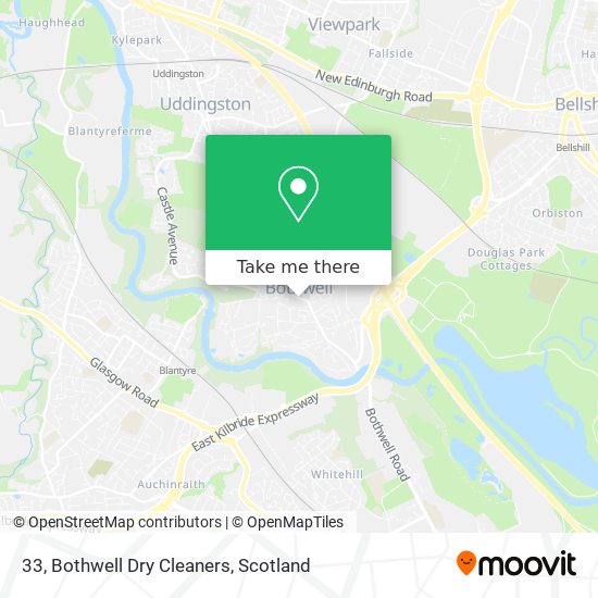 33, Bothwell Dry Cleaners map