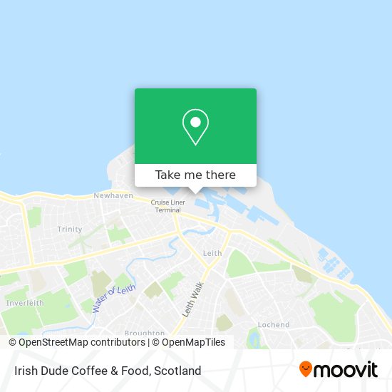 Irish Dude Coffee & Food map