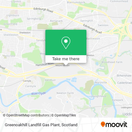 Greenoakhill Landfill Gas Plant map