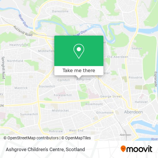 Ashgrove Children's Centre map