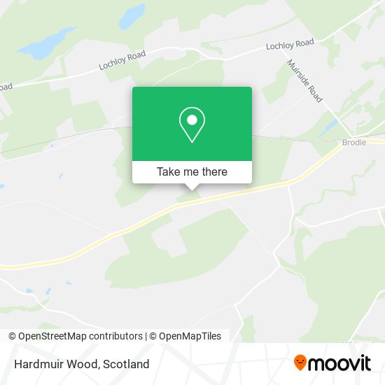 Hardmuir Wood map