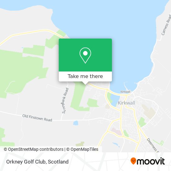 Orkney Golf Club map