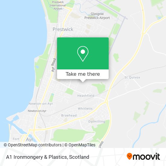 A1 Ironmongery & Plastics map