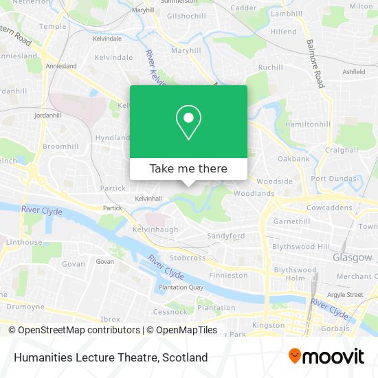 Humanities Lecture Theatre map