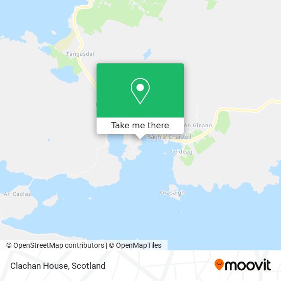 Clachan House map