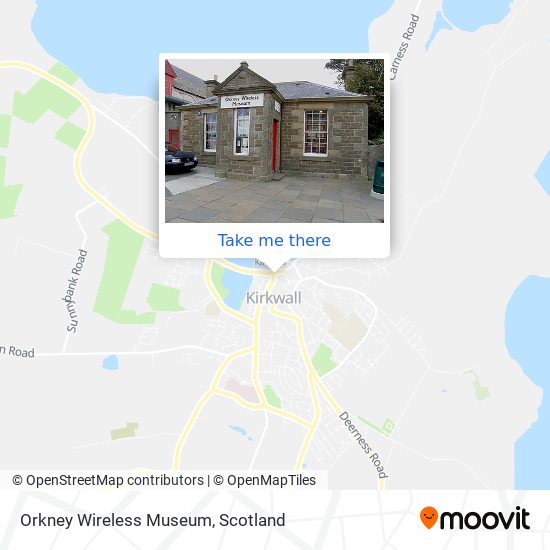 Orkney Wireless Museum map