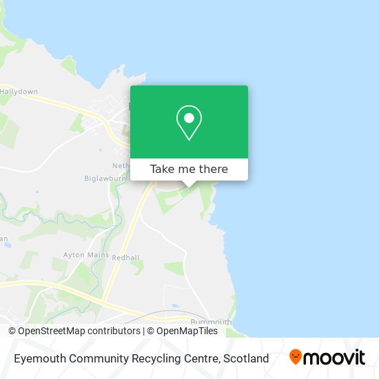 Eyemouth Community Recycling Centre map