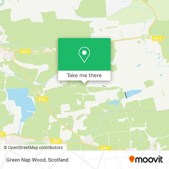 Green Nap Wood map