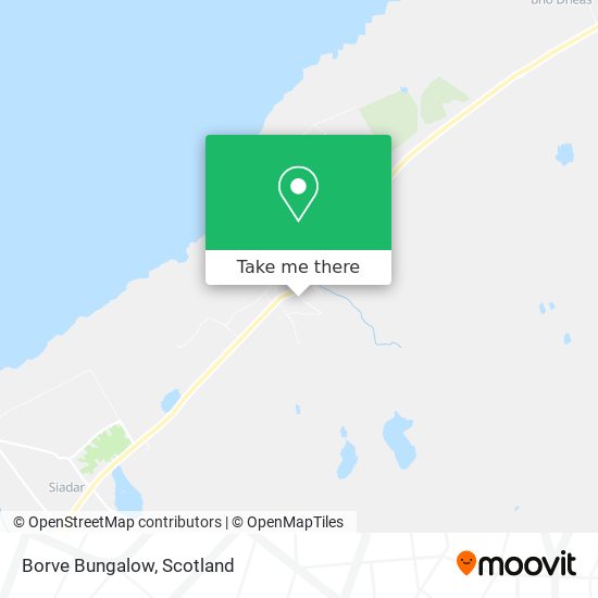 Borve Bungalow map