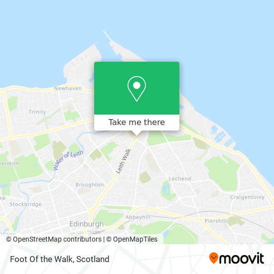 Foot Of the Walk map