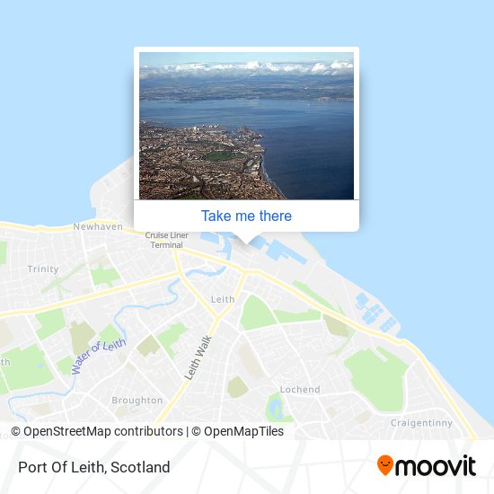 Port Of Leith map