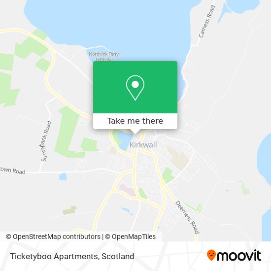Ticketyboo Apartments map
