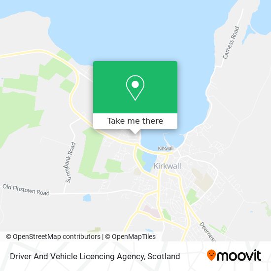 Driver And Vehicle Licencing Agency map